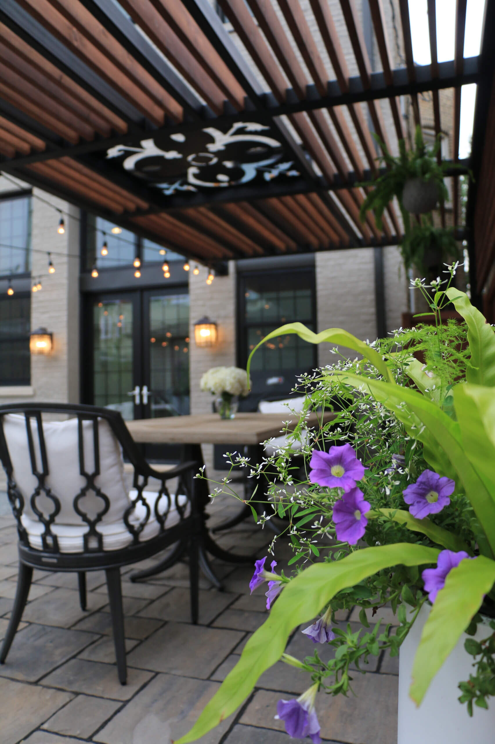 Flowers for Patio Deck in Chicago