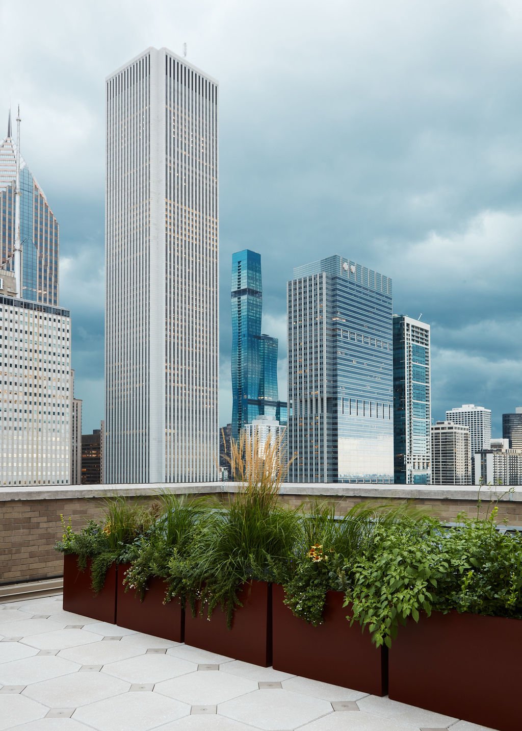 Downtown Chicago Residential Rooftop Garden