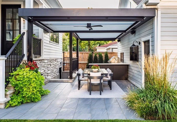 We&rsquo;ve had the chance to design some really beautiful spaces using Renson louvered pergolas and they have been a great solution for the heat and sun of the Chicago summers. The adjustable louvers, clean design, and versatility make them a great 