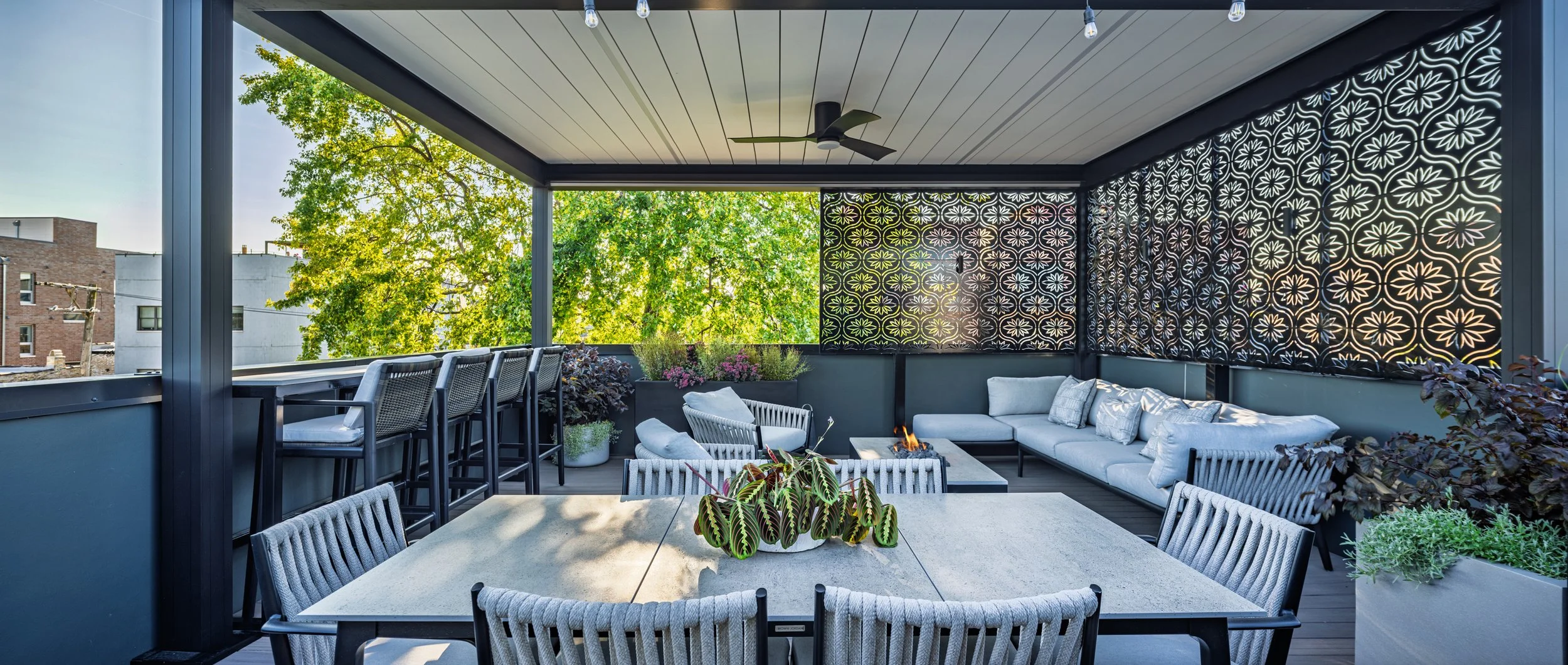 Logan Square Residential Rooftop Oasis