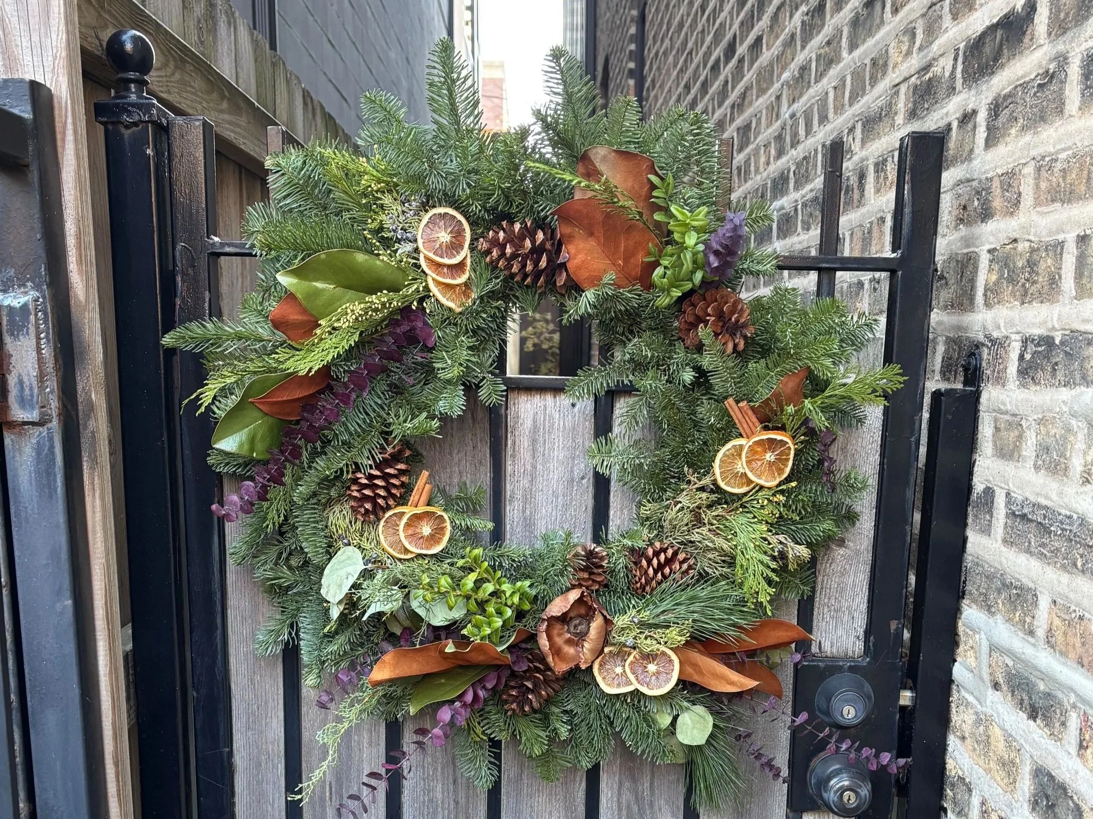 Bring the Beauty of the Garden to Your Door: Winter Wreaths