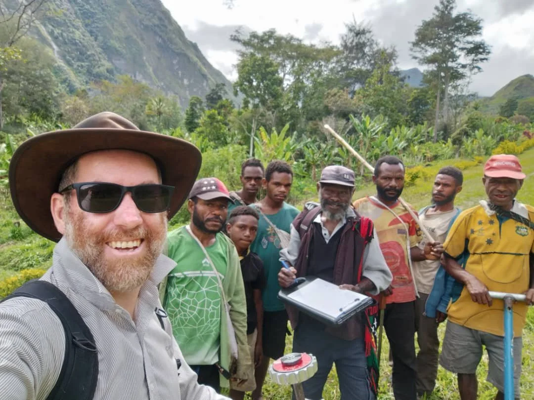 a pilot checking out the airstrip in the place we may be moving to