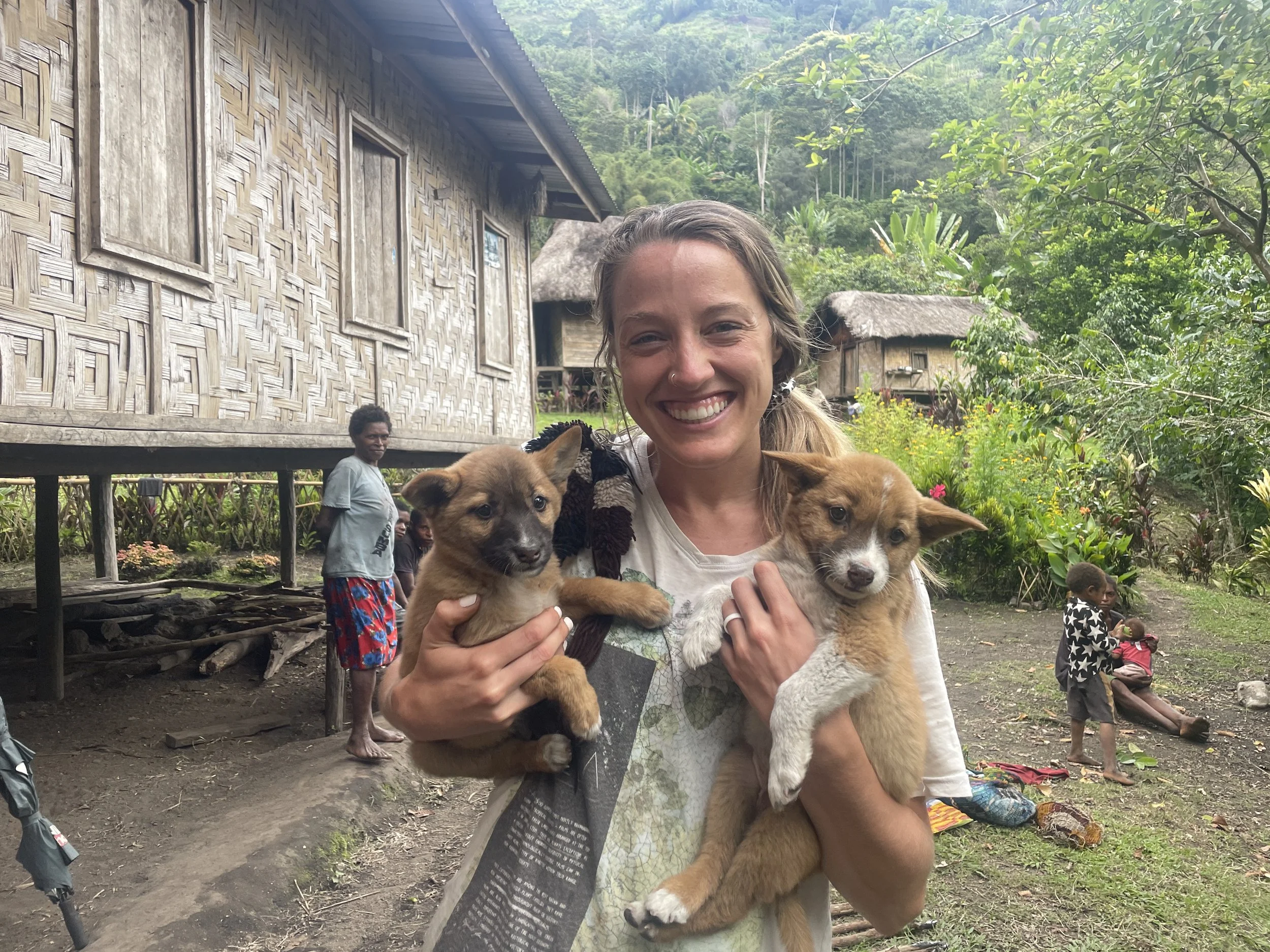 language learning is always better with puppies!