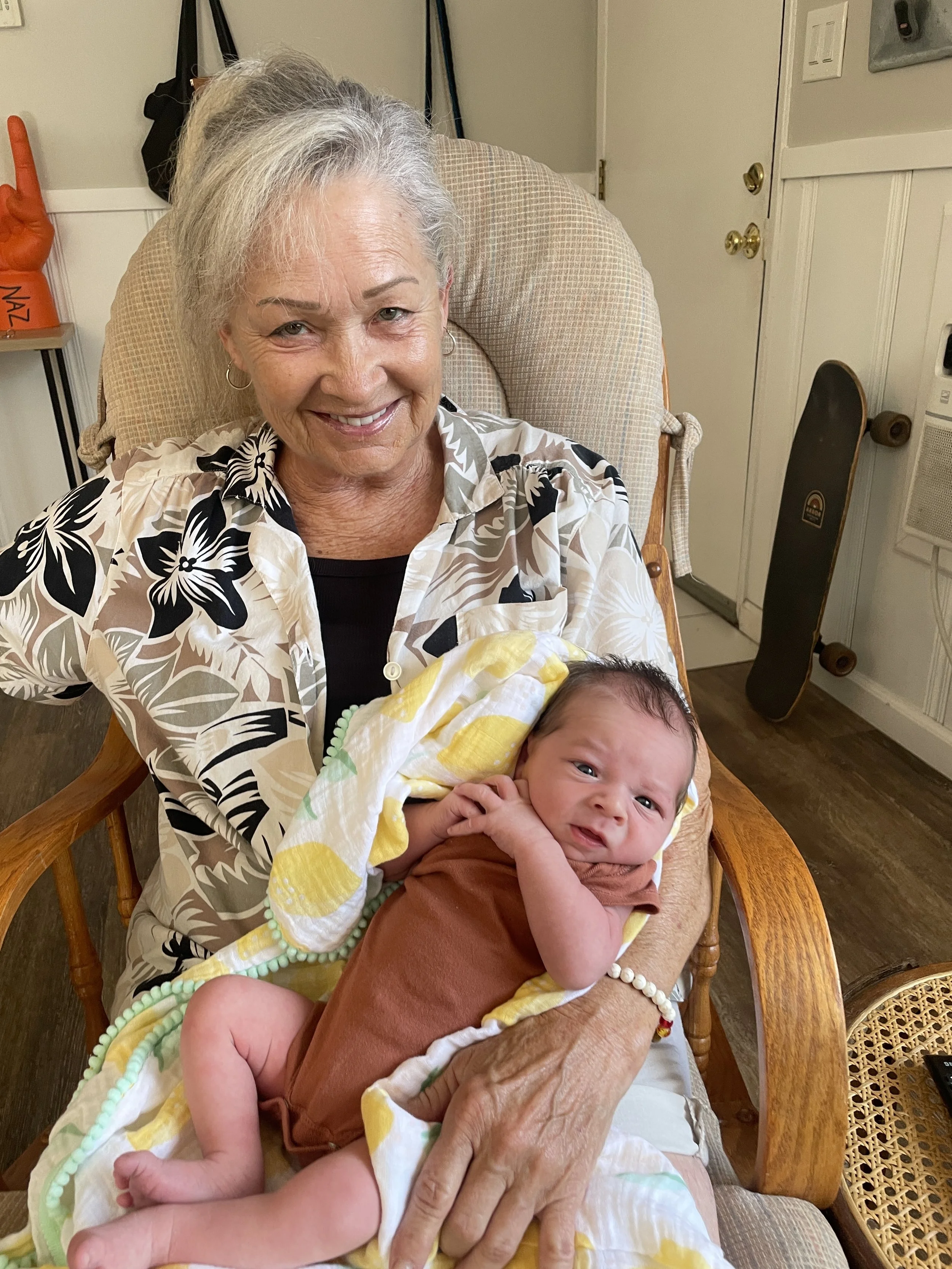 Luke's mom is now a grandma!