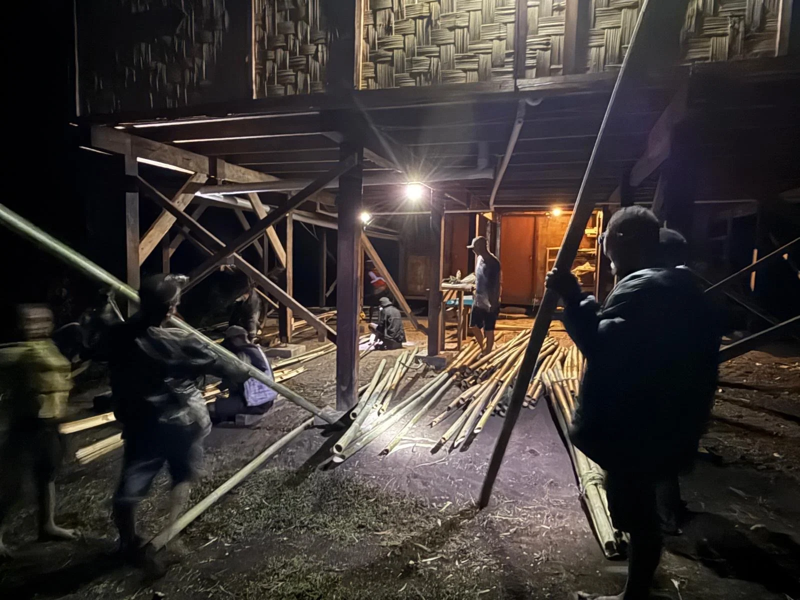 Prepping bamboo for house siding