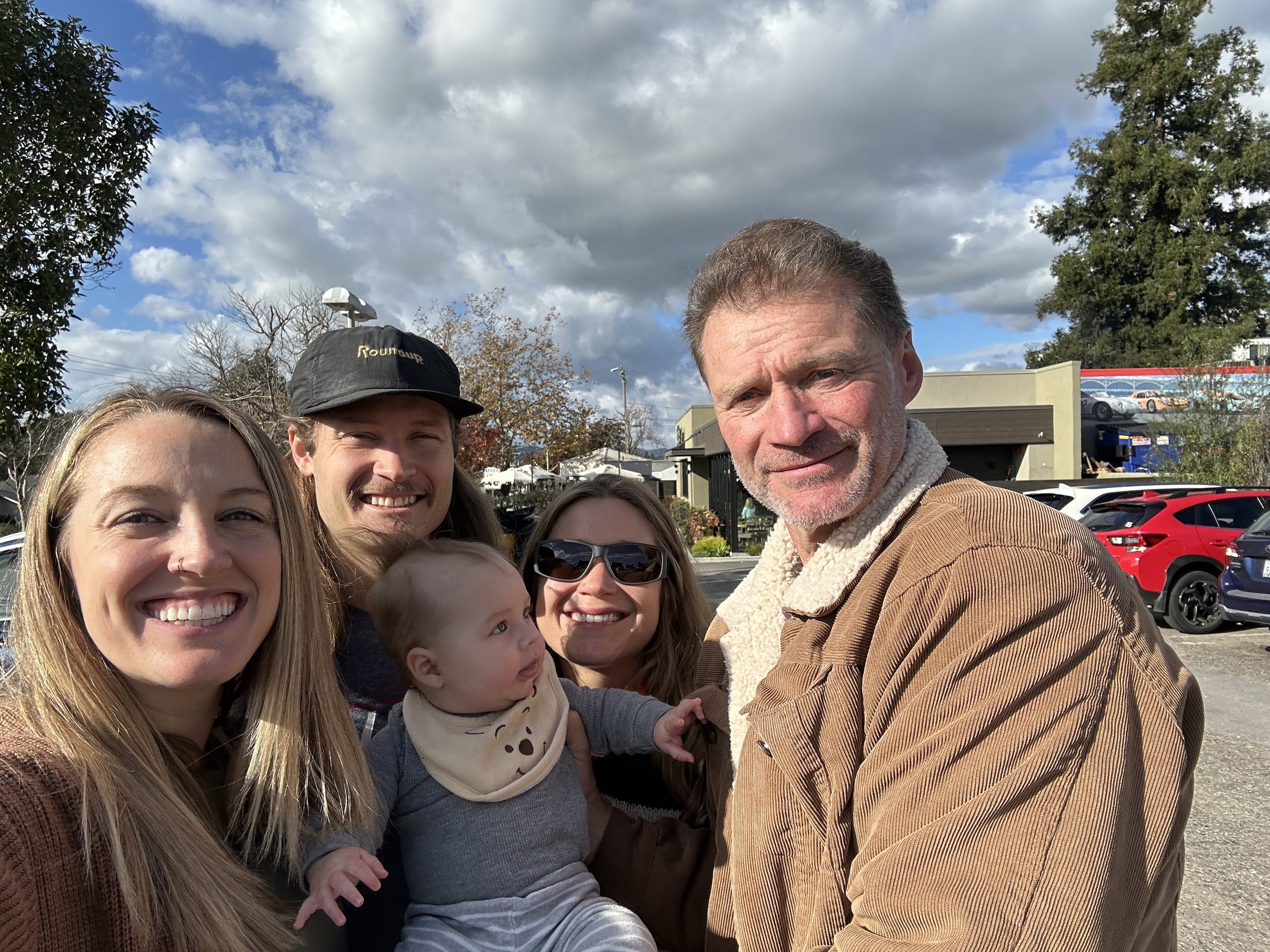 Tough goodbyes to family