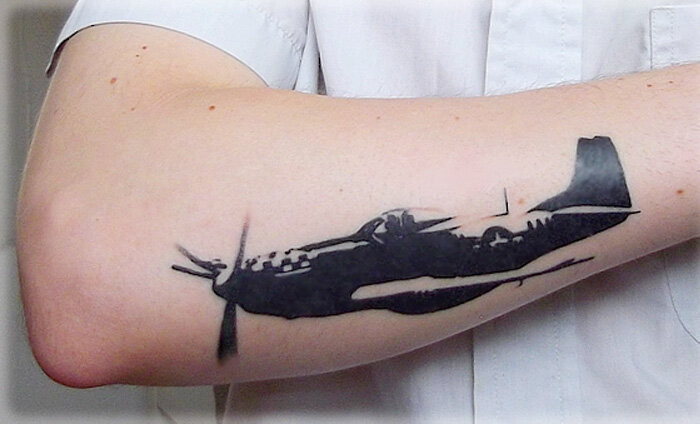 21 Outstanding Plane Tattoos | Plane tattoo, Tattoos, Half sleeve tattoos  forearm