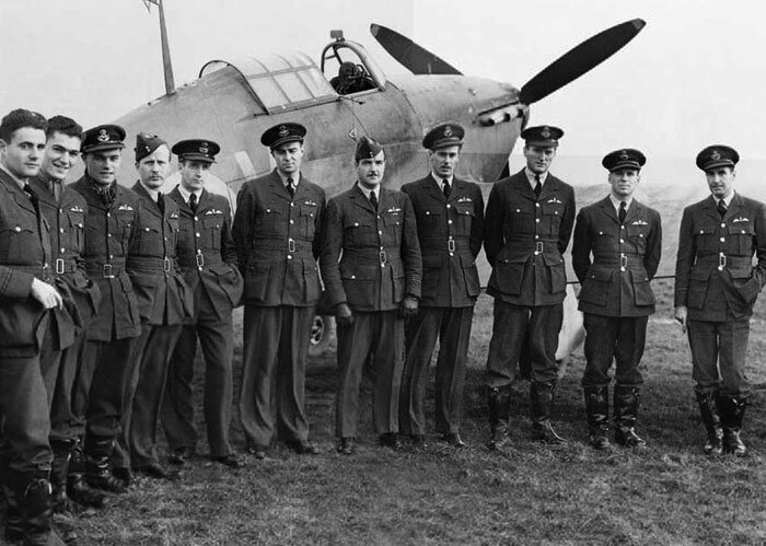 On 30 October 1940, at the end of the Battle of Britain, surviving pilots of No. 1 Squadron RCAF pose in more&nbsp;formal dress with one of their Hurricanes at Prestwick,&nbsp;Scotland. No. 1&nbsp;Squadron RCAF left for Great Britain in June of 1940…