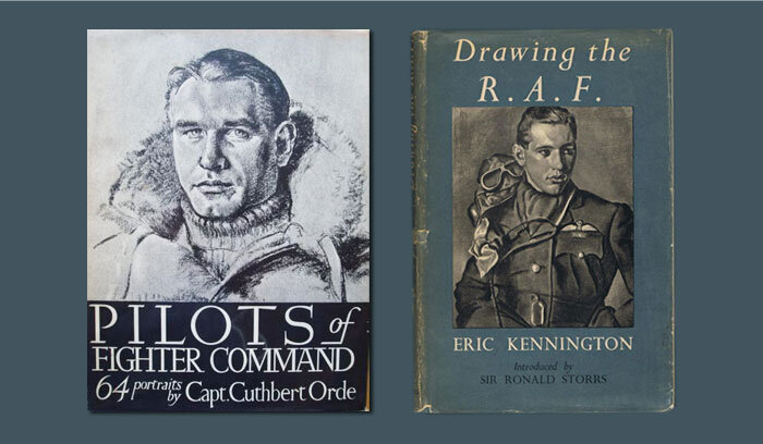 Cuthbert Orde and Eric Kennington both produced books after the Battle of Britain which featured their sketches, drawings and paintings of the Battle’s pilots. It is interesting to note that both Orde and Kennington chose a non-British fighter pilot…