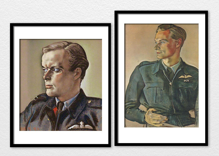 Two of my favourite pastels by&nbsp;Eric&nbsp;Kennington—on the left is&nbsp;Flight Lieutenant Richard Hope Hillary&nbsp;and on the right is&nbsp;Flight Lieutenant Alistair Lennox Taylor, DFC and 2 Bars, MiDDuring the war,&nbsp;Hillary became one of…