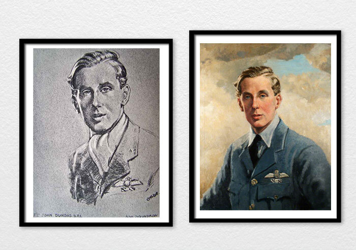 Flying Officer John Charles Dundas, DFC and Bar&nbsp;was “Cocky” Dundas’ brother. He was both drawn and painted by artist Cuthbert Orde. Like his brother, he was an aristocrat and after his studies (at Oxford, the Sorbonne and Heidelberg)&nbsp;he be…