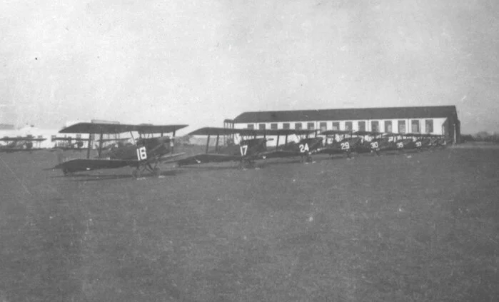 A photo of Tiger Moths in 1938 at RAF Yatesbury, home of No. 10 Elementary (and Refresher) Flying Training School (EFRTS) – the time, place and machine of Southgate’s initial flight training. Photo: Terry Fox - Air Britain