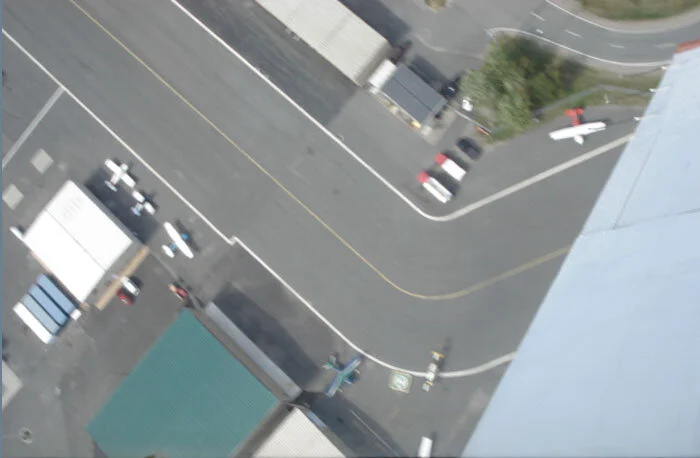 In the break overhead Sudbury Airport. Photo: Dave O'Malley