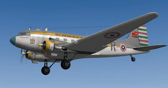 DC-3 Dakota Shanawdihit of the RNAF