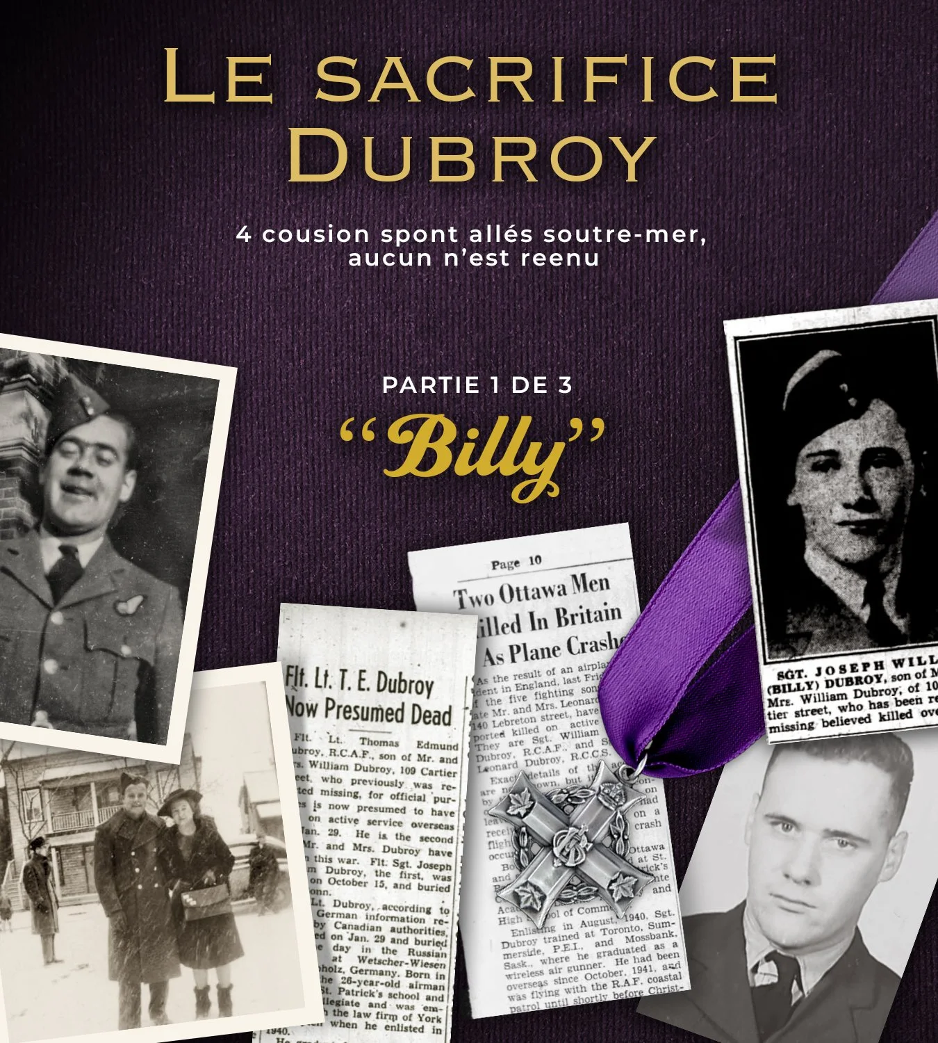 Le sacrifice Dubroy – Billy 