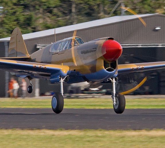 The first post restoration flight at Pioneer Aero, Ardmore, New Zealand. Colin Hunter Photo