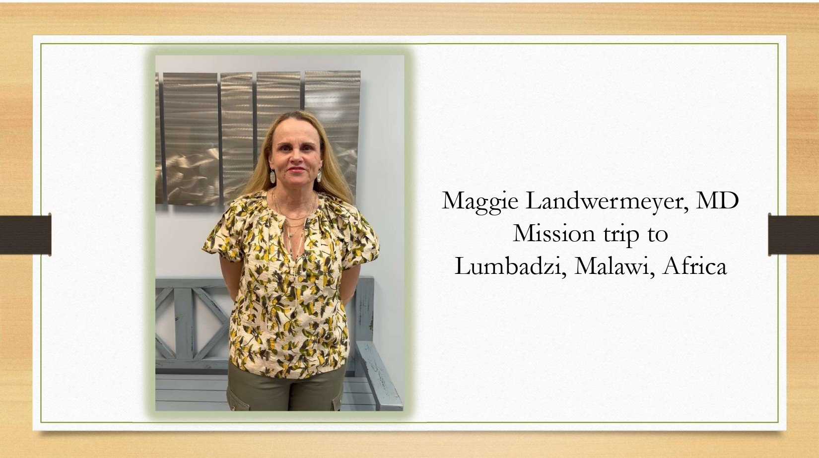 Dr. Landwermeyer’s Medical Mission Trip
