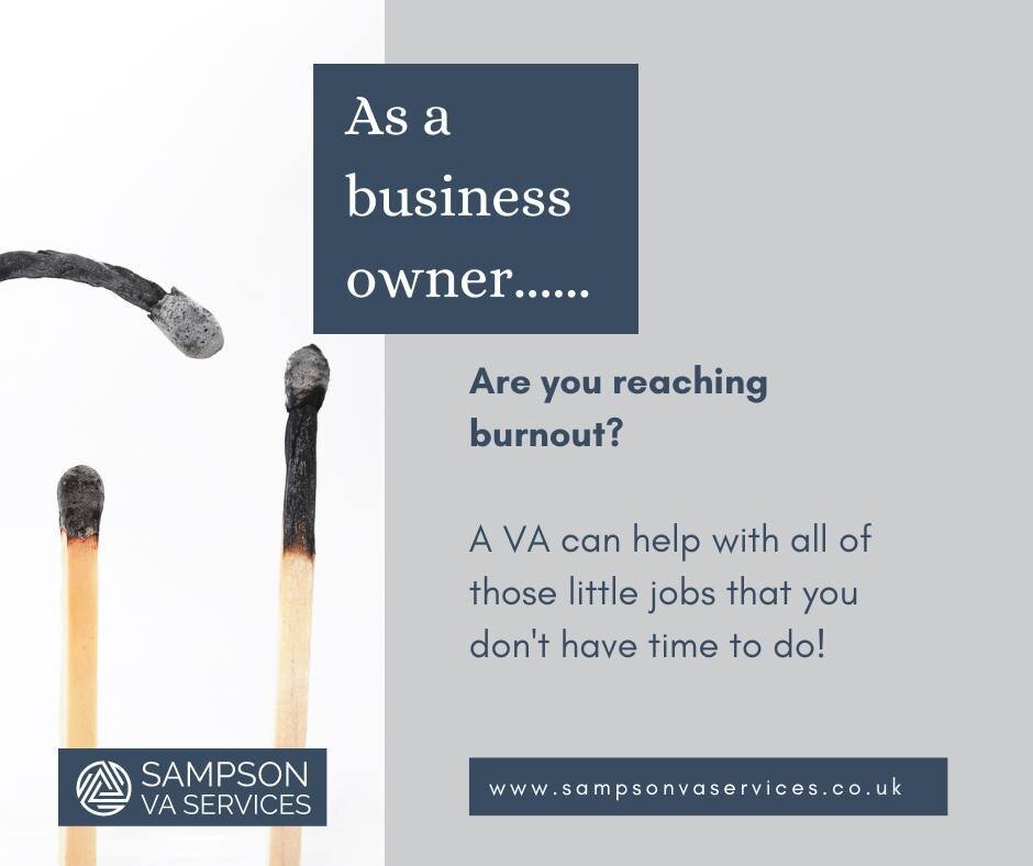 Burnout is exhausting. Trust me, I've been there! ⁠
⁠
Hire a Virtual Assistant to lighten the load. ⁠
⁠
Book a discovery call and let's see how we can help you. ⁠
⁠
https://calendly.com/sampsonvaservices/45min-discoverycall?month=2023-02⁠
⁠
#virtuala