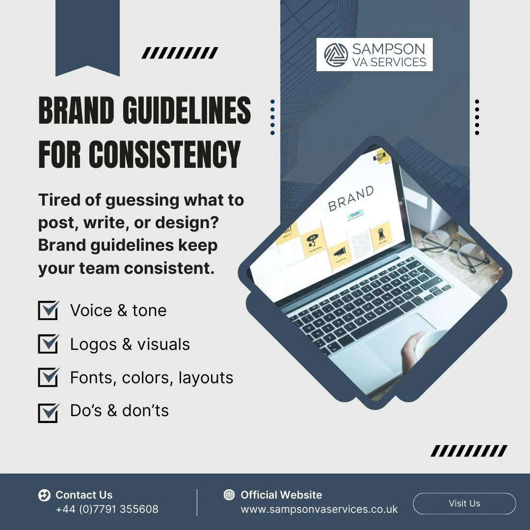 If your team is guessing what to post, how to write, or which colours to use&mdash;it&rsquo;s time for brand guidelines.

Clear brand guidelines take the pressure off everyone and help keep things consistent, no matter who&rsquo;s creating the conten