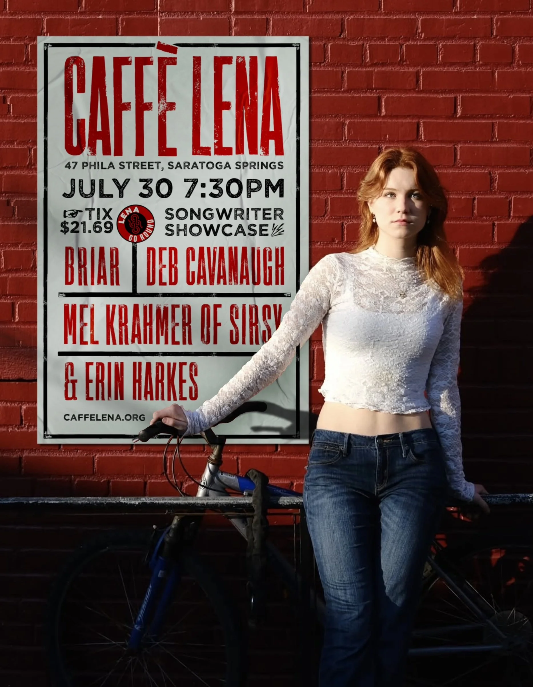 Songwriter's showcase at Caffé Lena in Saratoga Springs