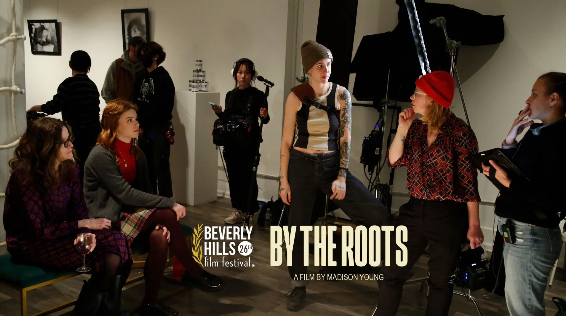Click to see the 2026 Beverly Hills Film Festival Schedule for the World Premiere of 'By the Roots' a film by Madison Young.