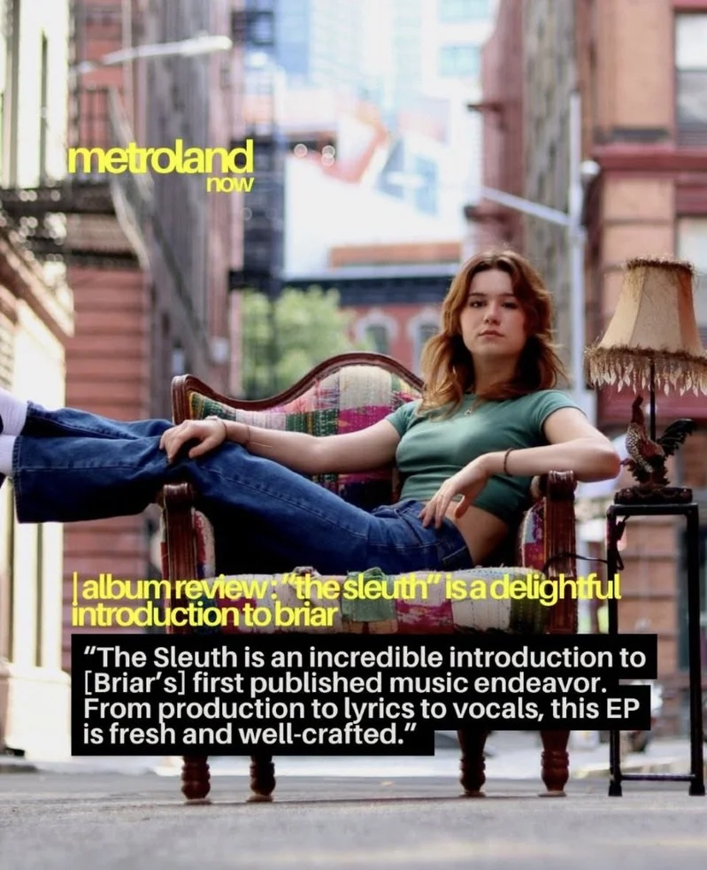 Click to read a review of my debut EP 'The Sleuth' in Metroland