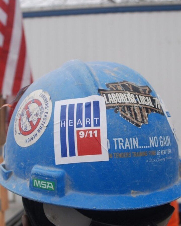 It's #HardhatWednesday. HEART 9/11 asks you to #StaySafe #StayStrong. UnionProud