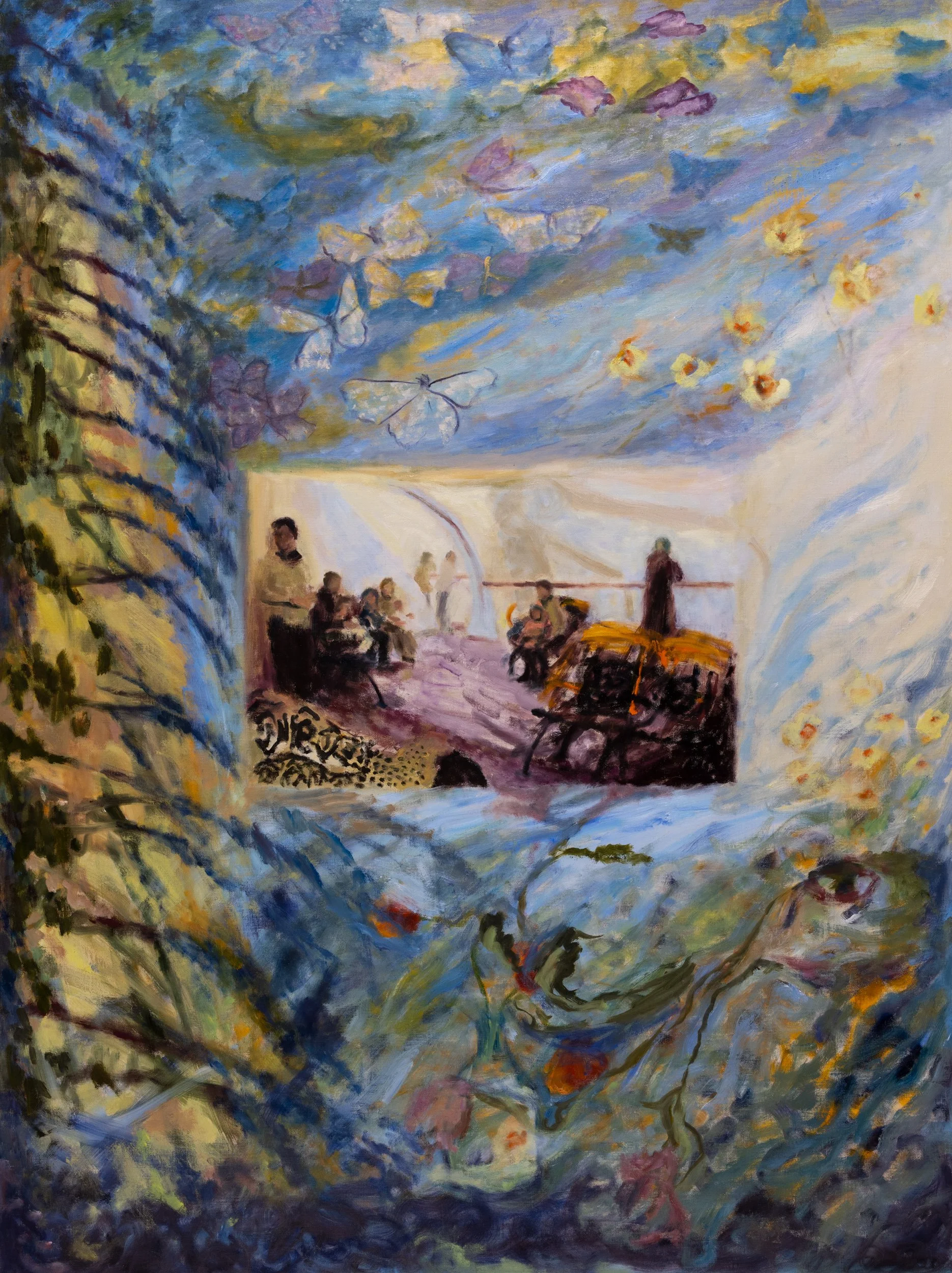 Voyage, Oil on linen, 40x30" 2026