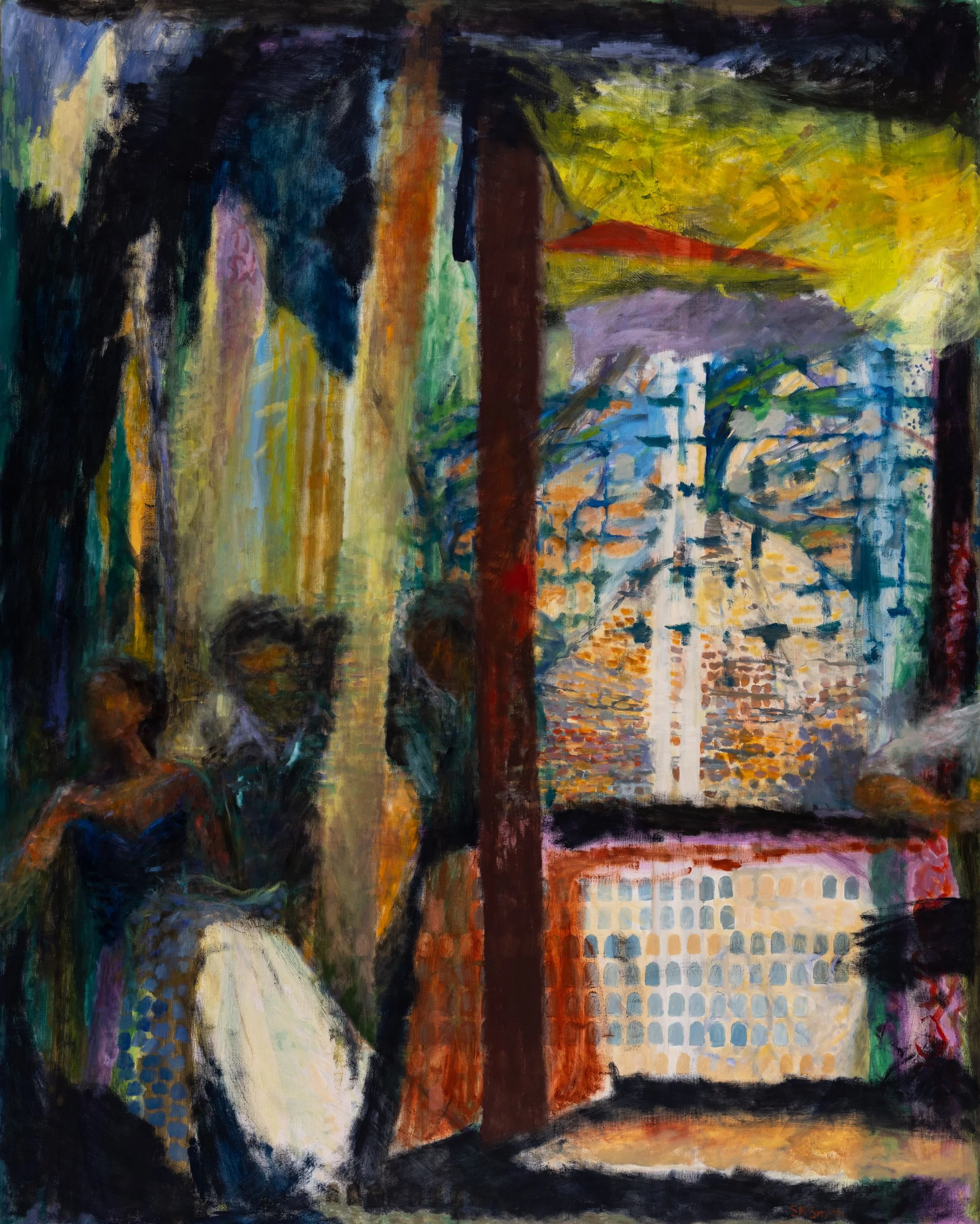When We Circled the Sun, Oil on linen, 60 x 48" 2026