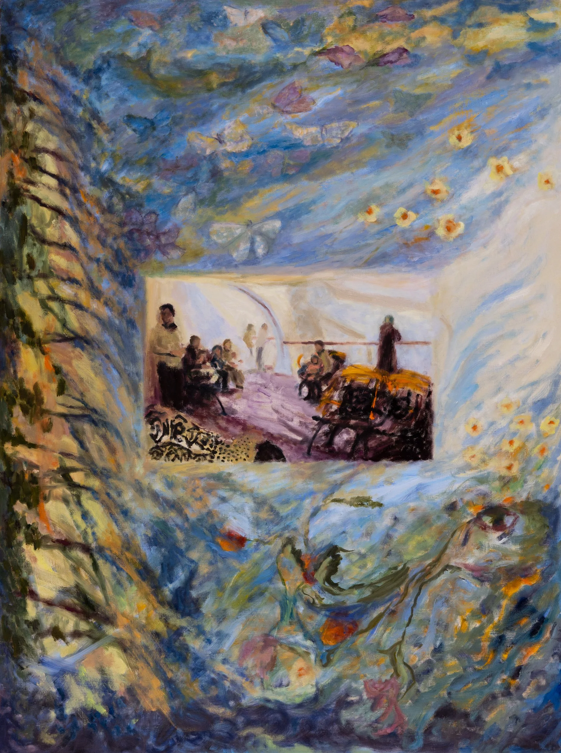 Voyage, Oil on linen, 40x30" 2026