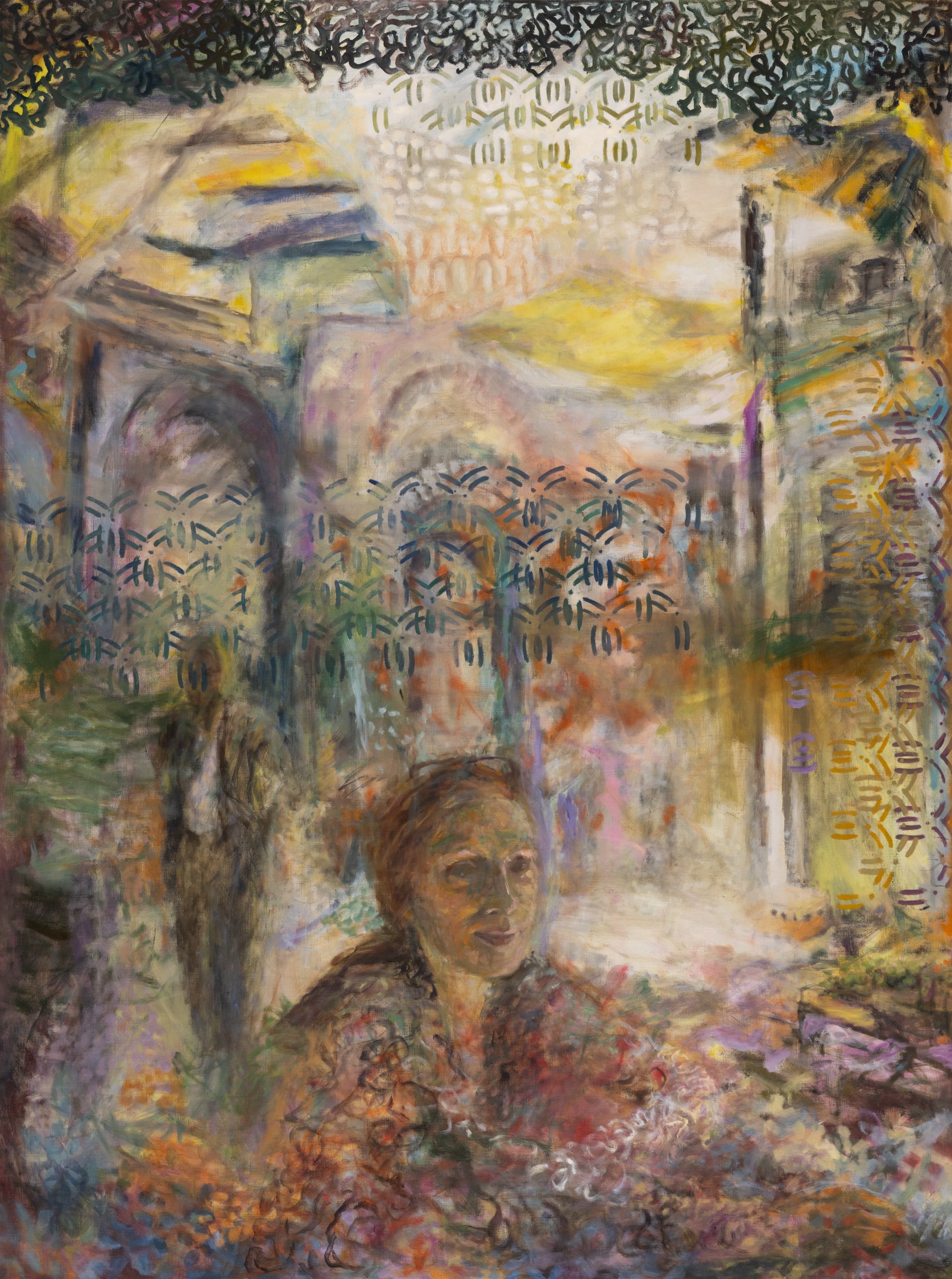 Dreaming of a Southern City, Oil on linen, 48 x 36" 2026