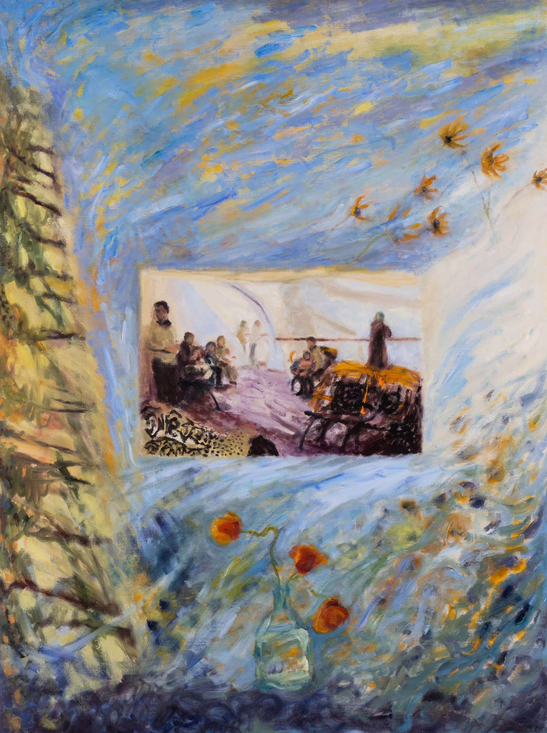 Voyage, Oil on linen, 40x30" 2026