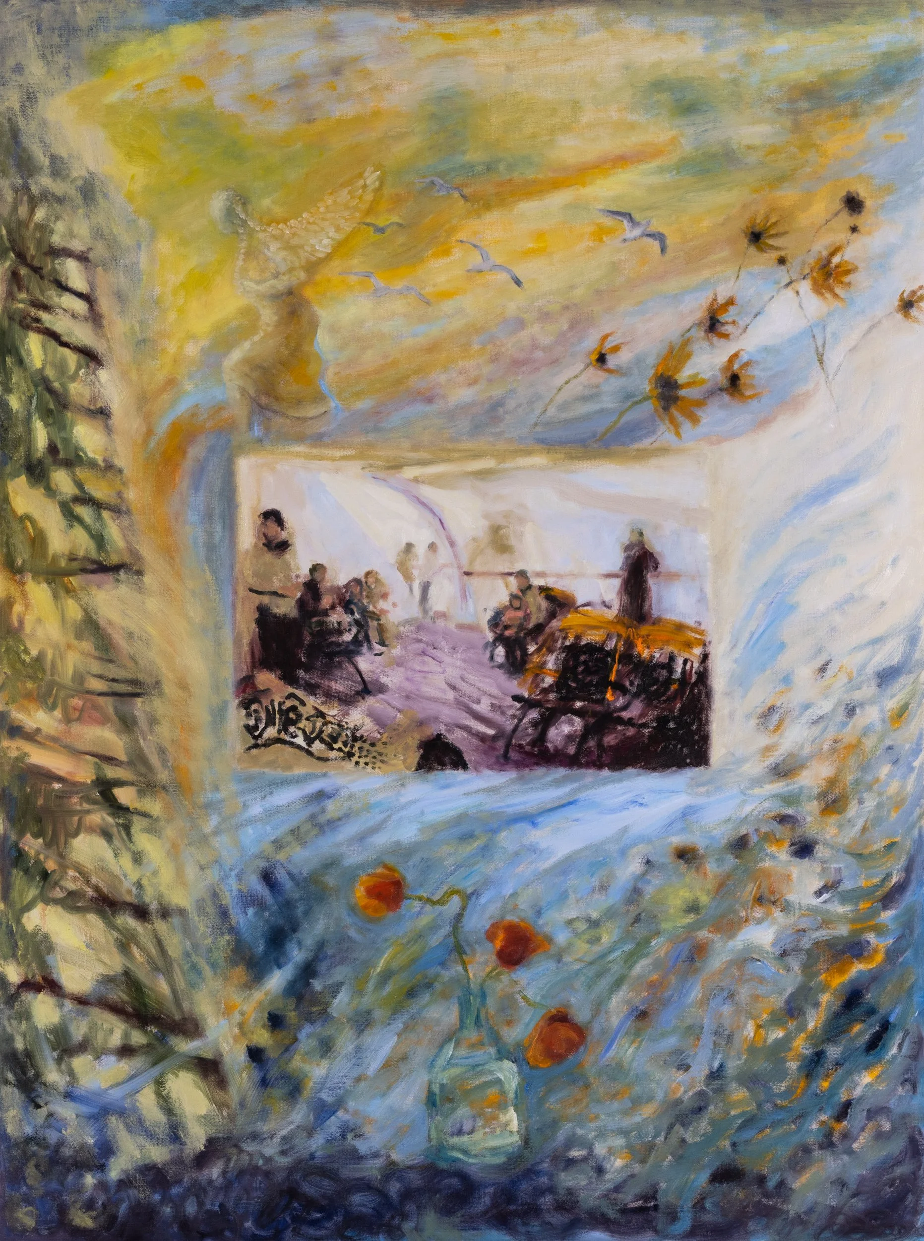 Voyage, Oil on linen, 40x30" 2026
