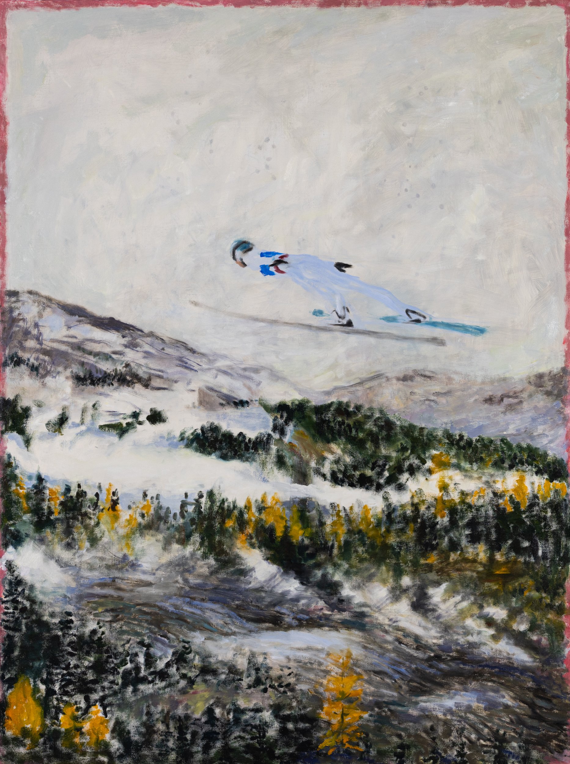 The Large Hill, Oil on linen, 40 x 30" 2026