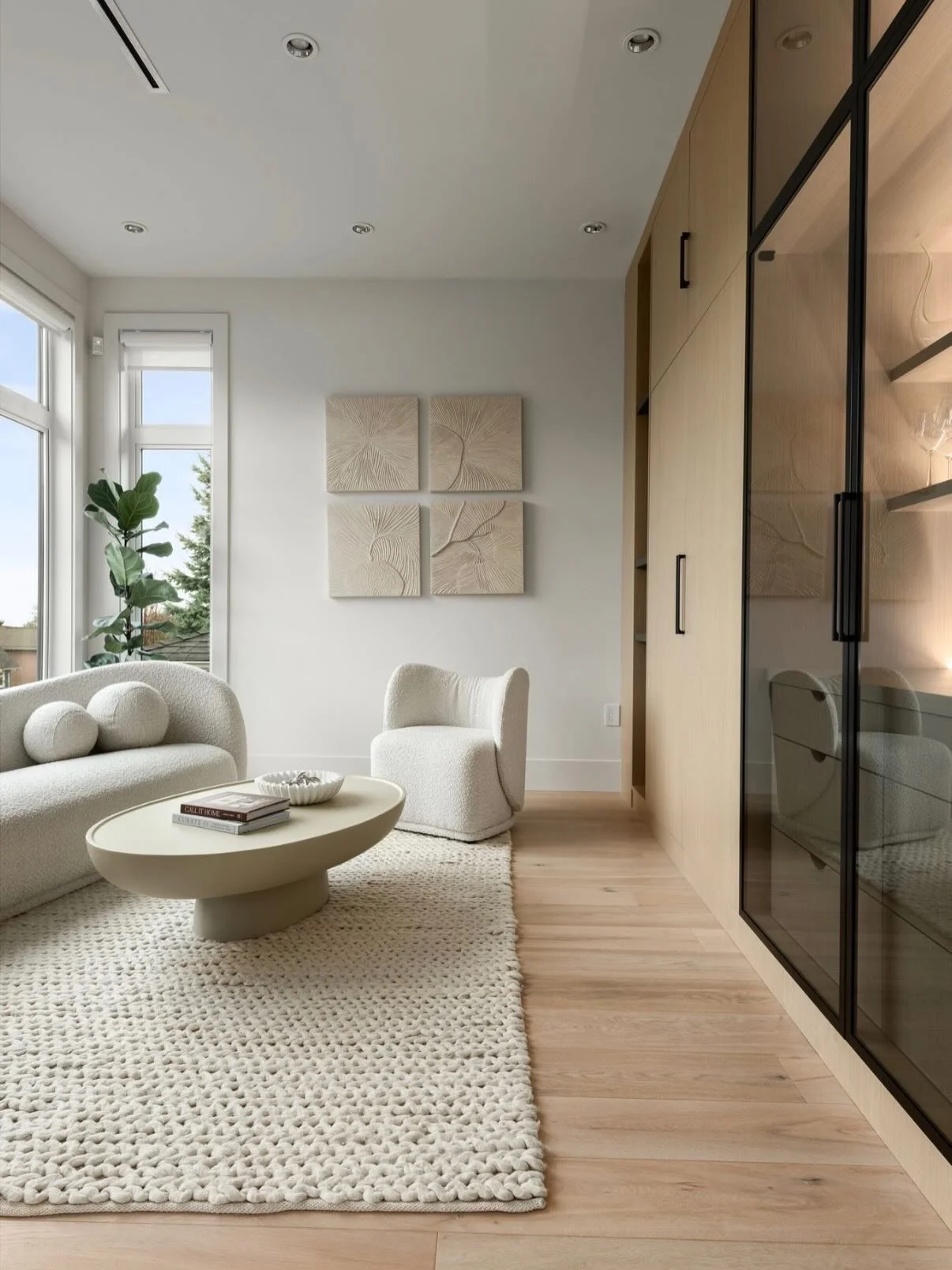 A quiet moment, just steps from the heart of the home.

Thoughtful space planning creates those little pockets we all crave&mdash;
a place to unwind with a book, enjoy a glass of wine, or have an uninterrupted conversation while dinner is underway ju