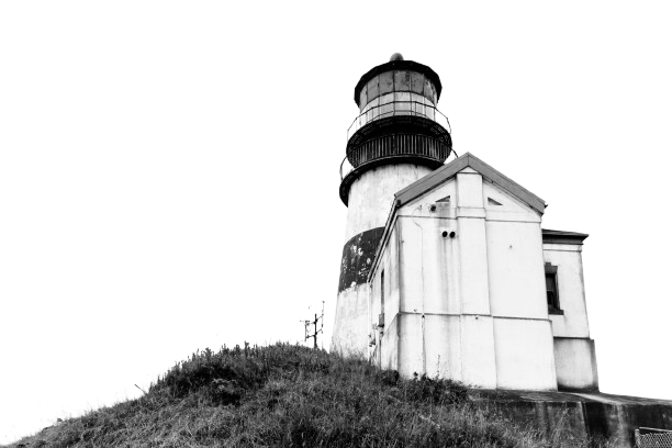 Lighthouse along the coast near Kittery, Maine, home of Inkblot Astrology