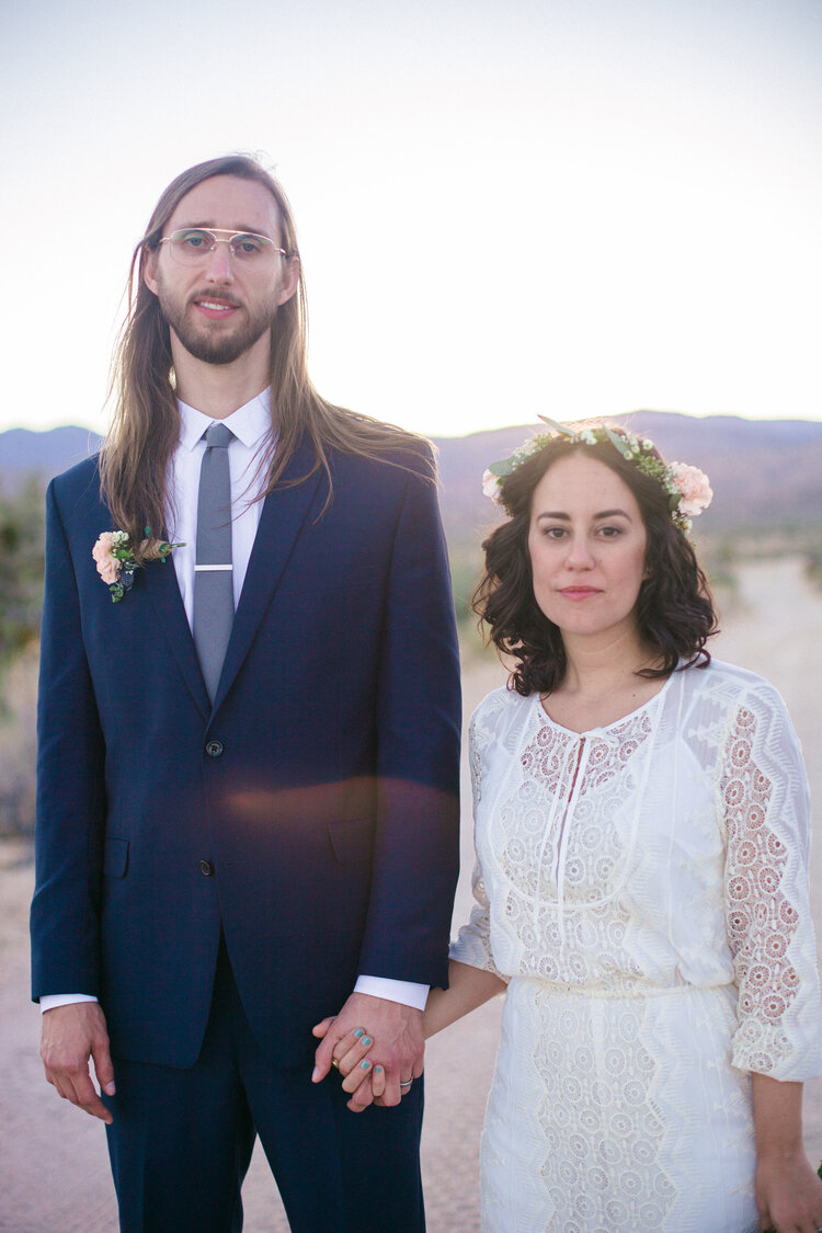 Dana &amp; Nelson’s Pipes Canyon Wedding, Joshua Tree 