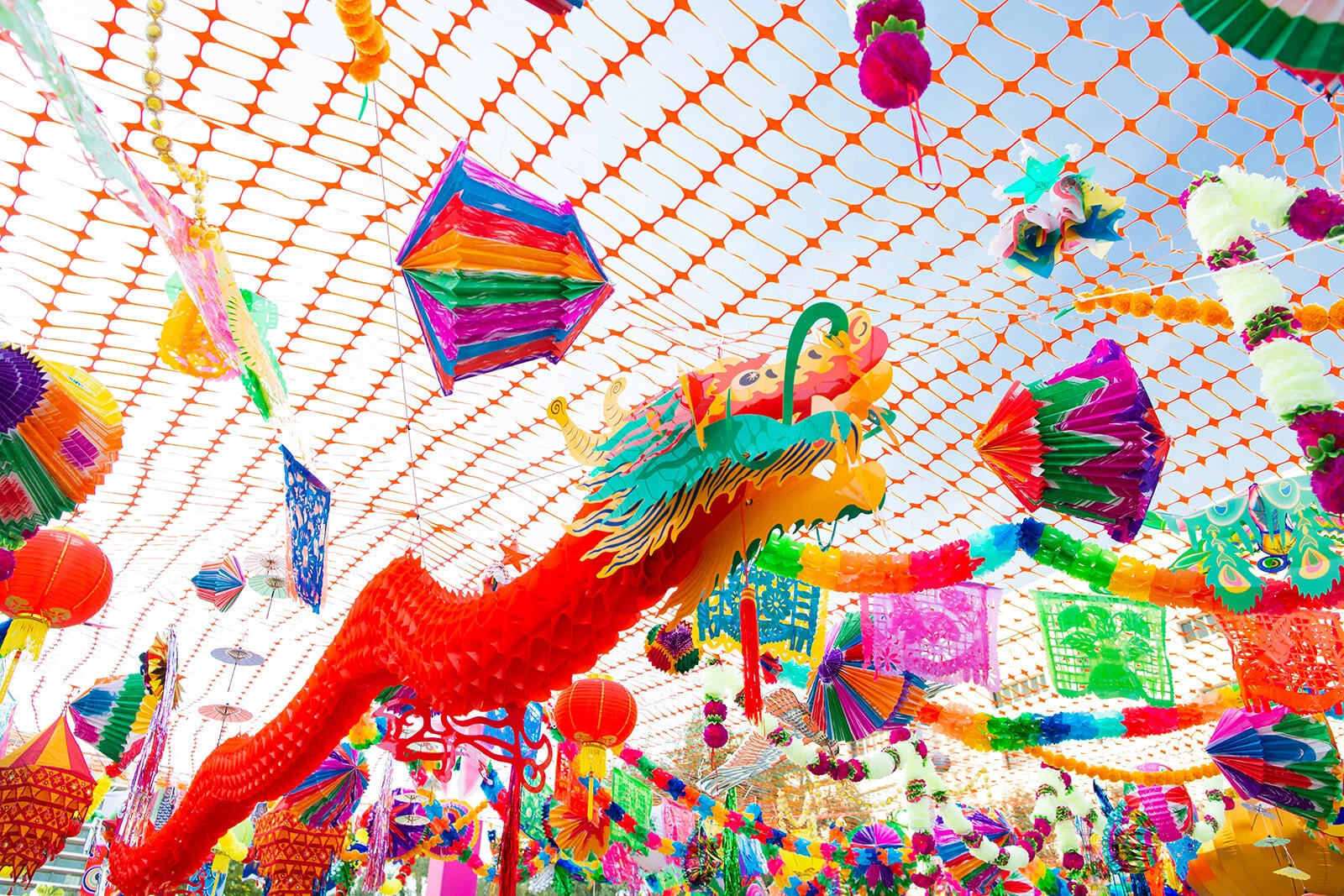 Tanya Aguiñiga &amp; Mark McNeill (dublab), Celebration Spectrum,  Grand Park Installation