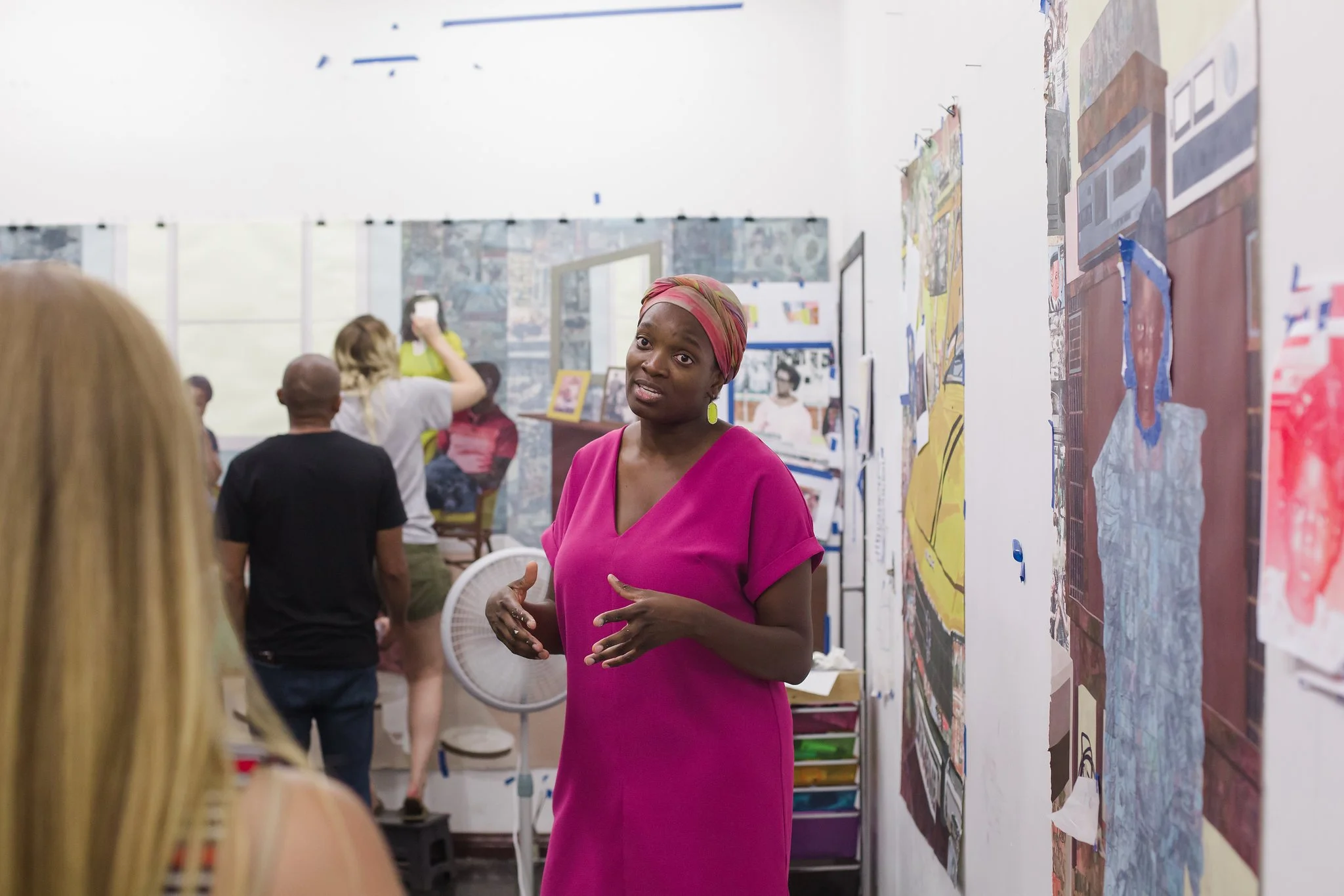 Njideka Akunyili Crosby Artist Studio Visit