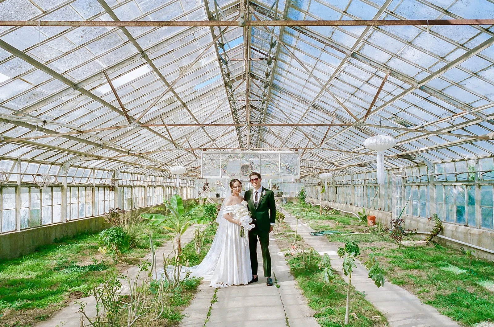 Emmy &amp; Cory's Dos Pueblos Orchid Farm Green House Wedding, Goleta (Santa Barbara)