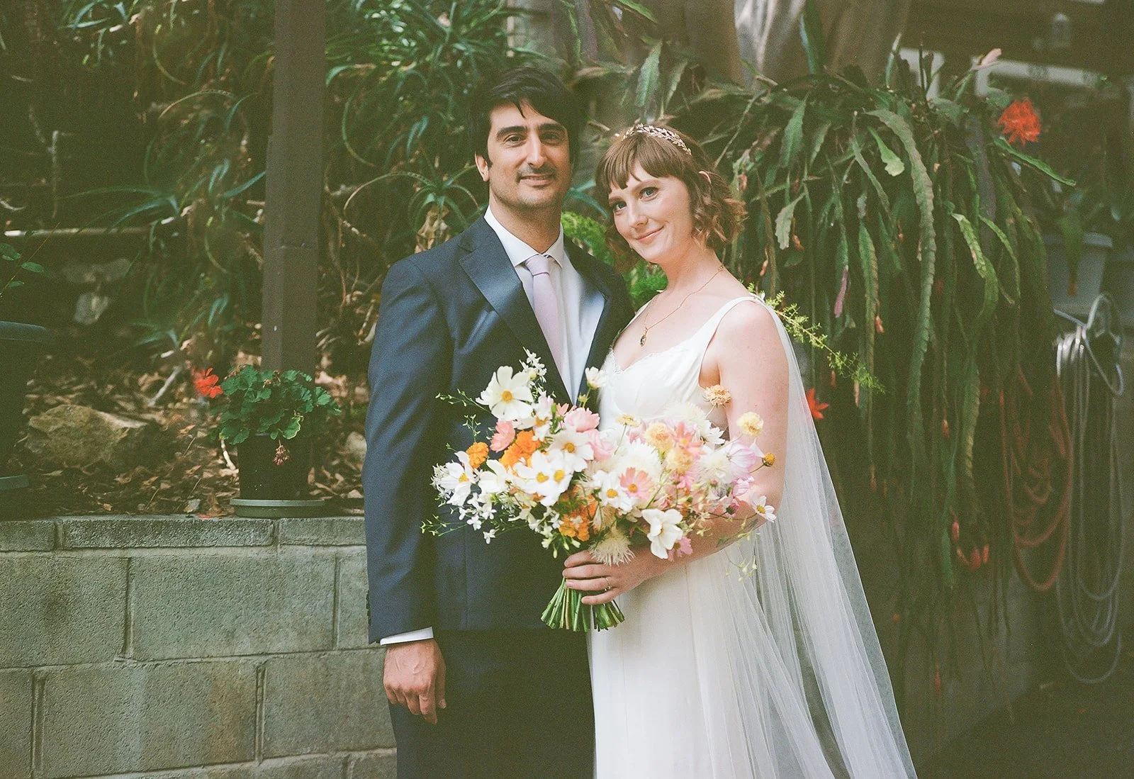 Margaret &amp; David's Wild Flower Nature Friends Wedding, Sierra Madre, Los Angeles