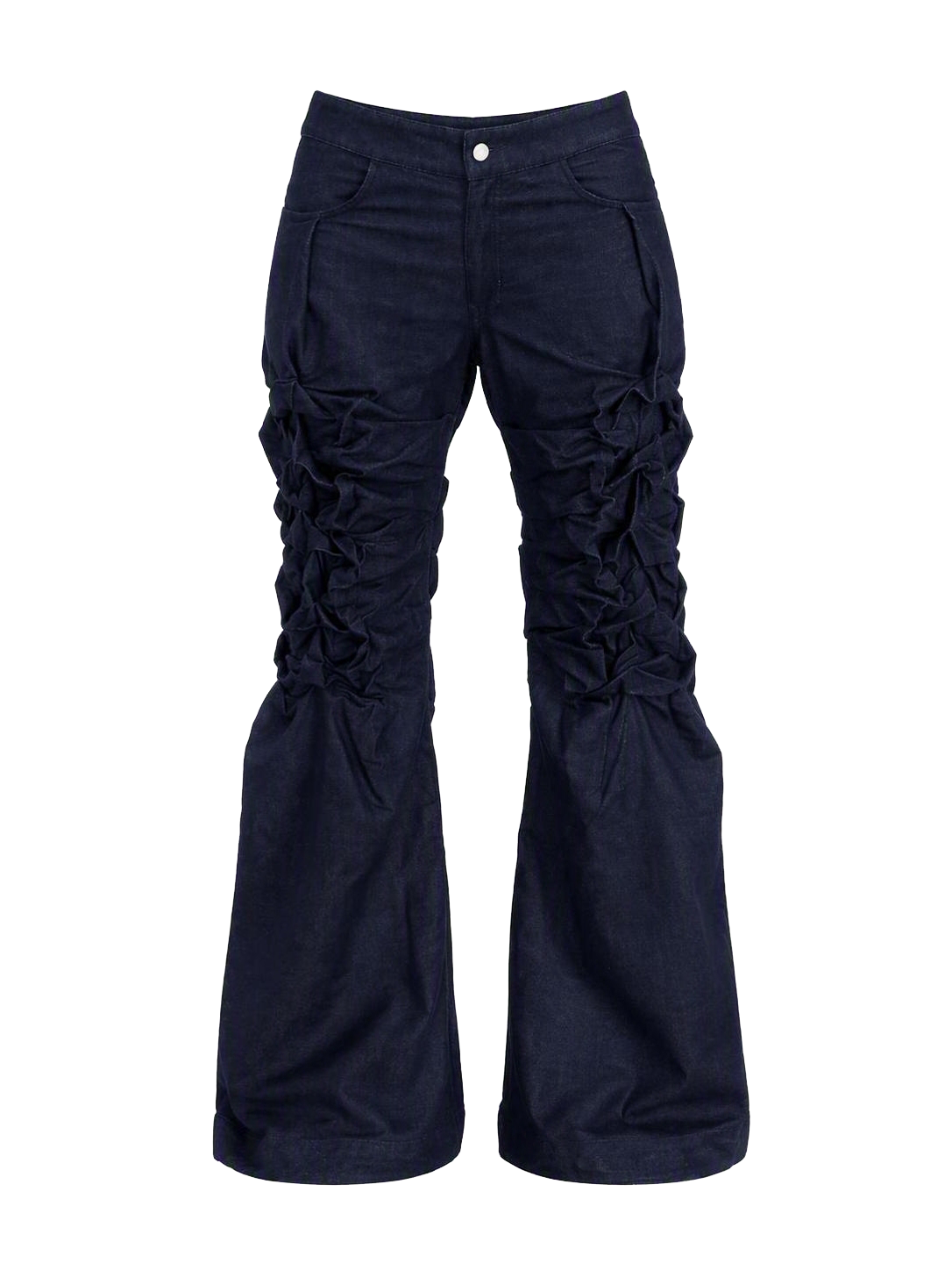 MINI PLEATS DENIM PANT
