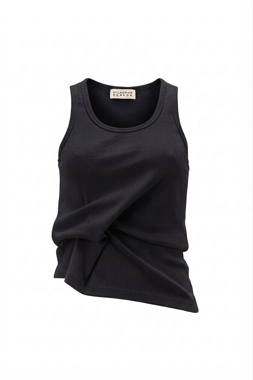 SNGLE PLEAT TANK TOP