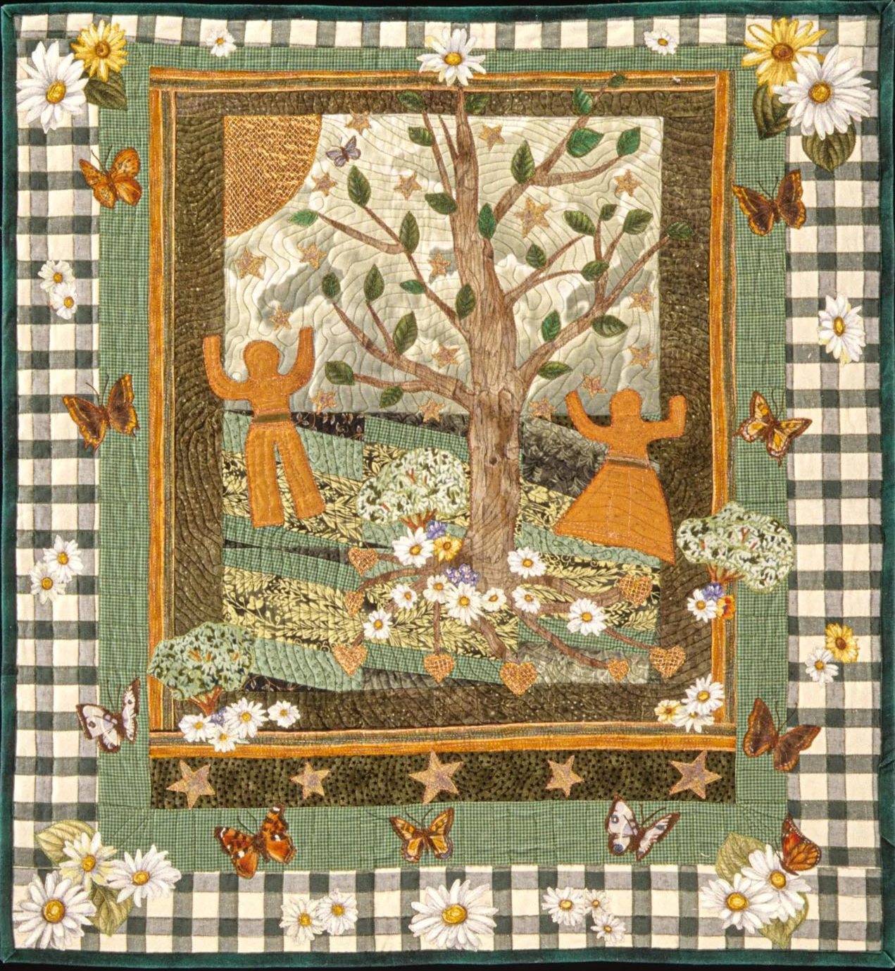 RACHEL & THE SHEEP ~ 36 x 33 inches