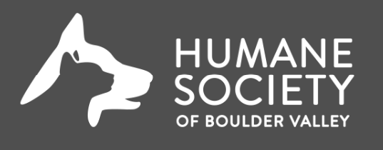 Humane Society of Boulder Valley logo: sign up for HSBV email updates