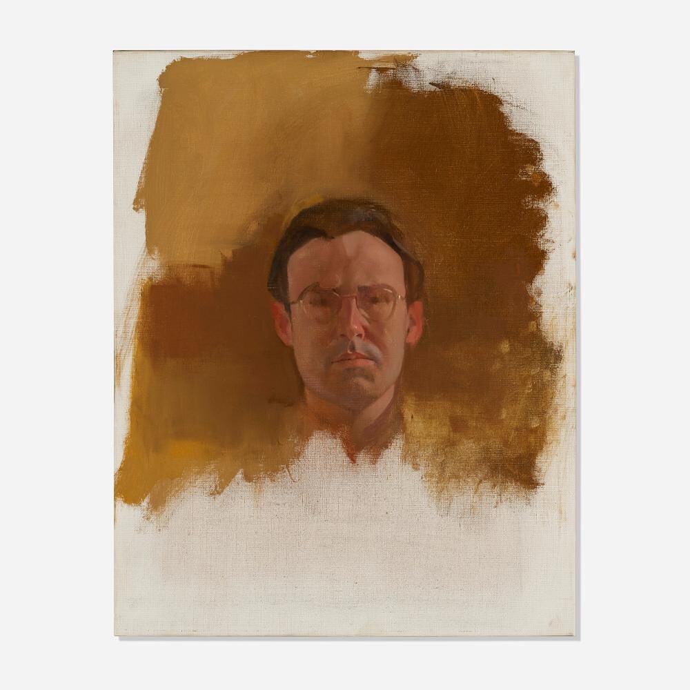 Lennart Anderson, &ldquo;Portrait of Eugene A. Carroll&rdquo; (1961). oil on canvas 19.75 h &times; 15.875 w in (50 &times; 40 cm). Private collection 

Signed, titled, dated and inscribed to verso 'Portrait of Eugene A. Carroll by Lennart Anderson P