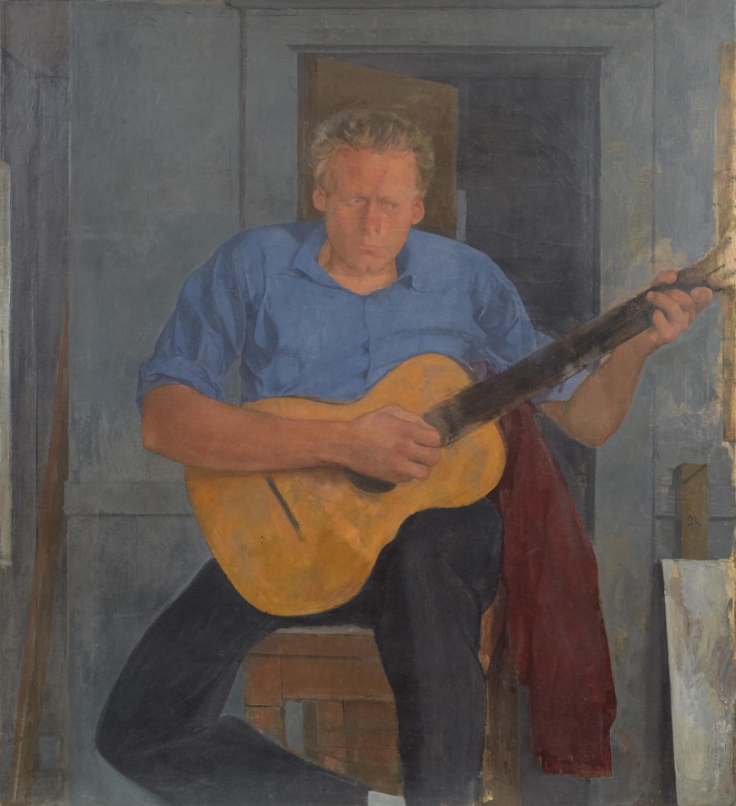Lennart Anderson &ldquo;Portrait of Henry Kowert&rdquo; (1955&ndash;58) Oil on canvas, 46 x 42 in. Collection of the Estate