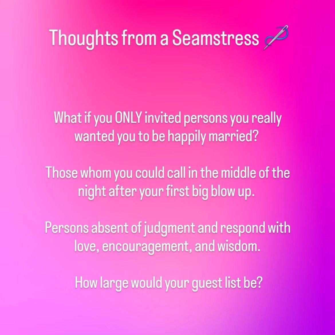 Just a thought. . .