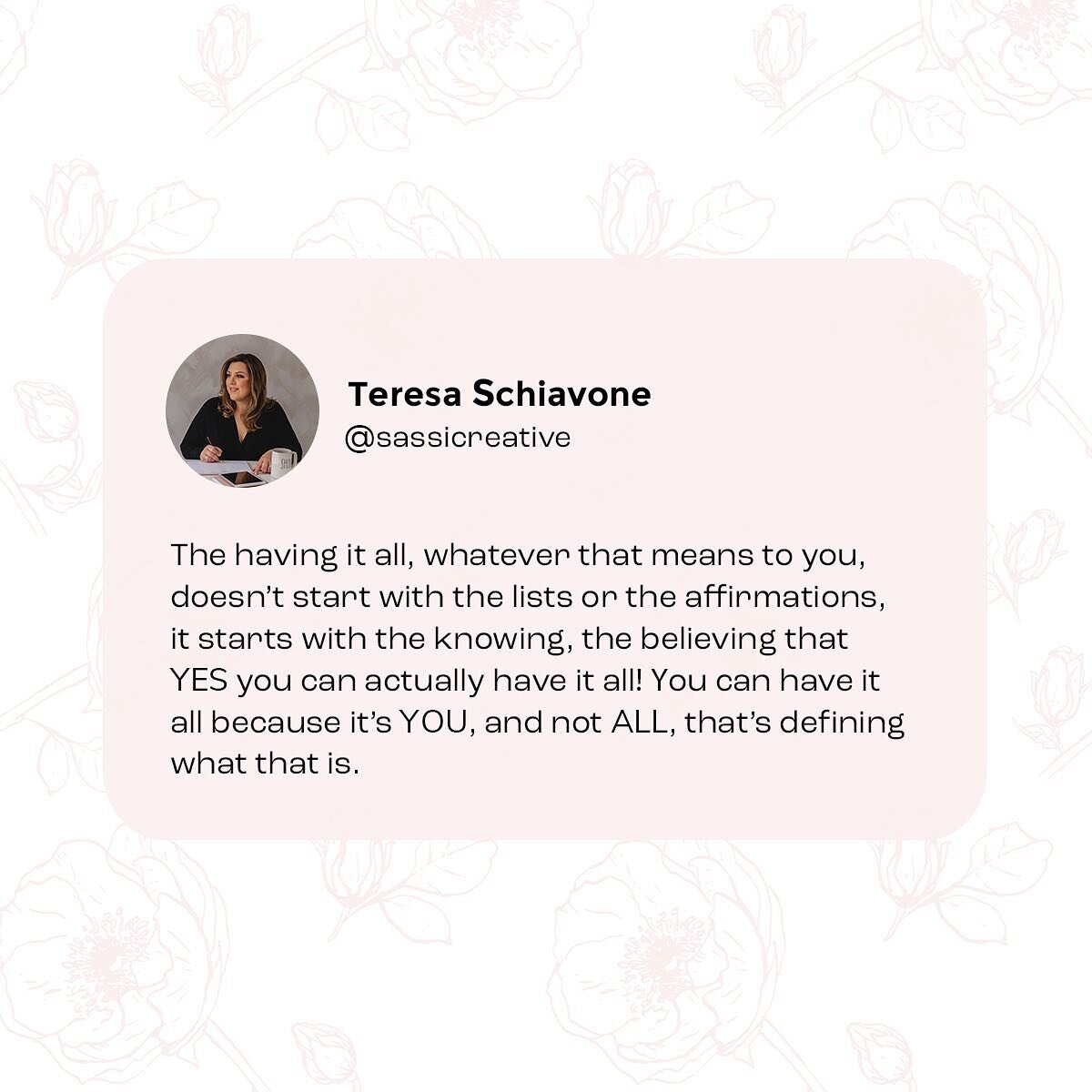 When we think about societal concepts, &ldquo;having it all&rdquo; is definitely one of terms that is commonly used. 

It originated from a book written by Helen Gurley Brown, titled Having It All: Love, Success, Sex, and Money..Even If You&rsquo;re 