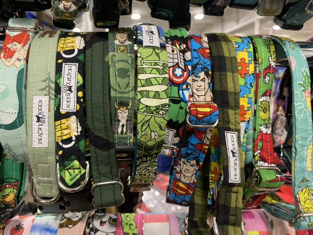 M Dog clip collar 3/4"  *READY TO SHIP*